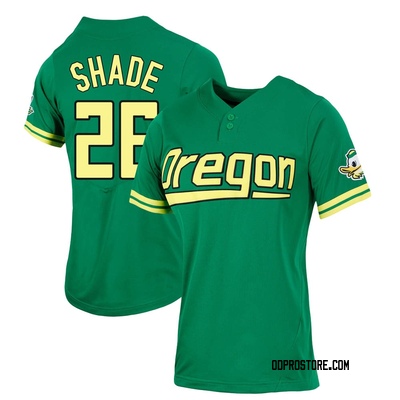 Women's Colby Shade Oregon Ducks Replica Two-Button Baseball Jersey - Green