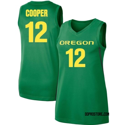 Women's James Cooper Oregon Ducks Replica Basketball Jersey - Green